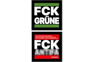BYHSOEP 100 Stück FCK Grüne Aufkleber und FCK ANTI Aufkleber, 7,4 cm x 7,4 cm, Set mit jeweils 50 Stickern, Anti Ampel Weg Bundesregierung Baerbock Habeck