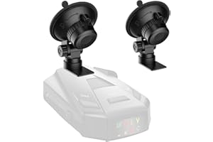 SDSACZMU Cobra Radar Mount, Suction Cup Holder for Windshield & Dashboard, Compatible with iRadar ESD SPX RAD 480i 450 380 7800BT Detectors