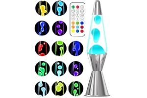 TORLAIST LED Liquid Motion Lamps, 13 Colors Changing Motion Night Light with Remote Control for Adults Kids, 16.3'' Bedside Relaxing Mood Lamp for Bedroom, Office, and Home Décor, Gifts for Christmas Birthday