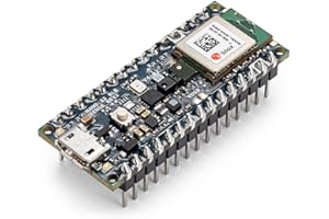 Arduino Nano 33 BLE Sense Rev2 with Headers [ABX00070] - Carte compacte avec capteurs intégrés (Mouvement, température, Pression) et Bluetooth Le, idéale pour projets IoT et Applications connectées.
