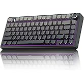 Aula F75 Mekanik RGB TKL Reaper Switch Kablosuz Makrolu Hot Swap Klavye Gradyan Gri