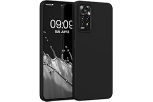 kwmobile Carcasa Compatible con Xiaomi Redmi Note 11 Pro/Note 11 Pro (5G) / Note 12 Pro (4G) Funda - Case TPU y Silicona antigolpes - Apto Carga inalámbrica - Negro