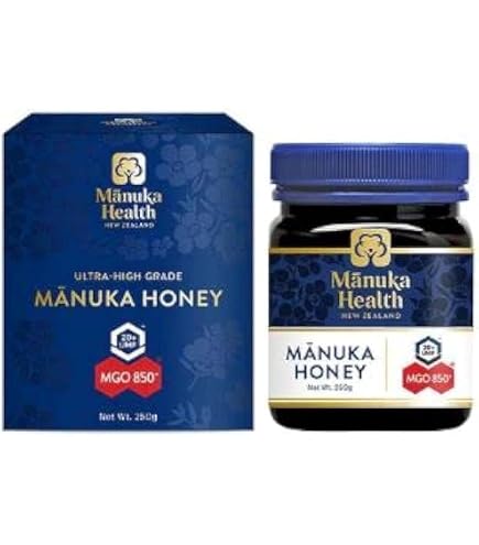 Manuka Health MGO573+ Manuka Honey, Raw and Unpasteurised, 250 gm
