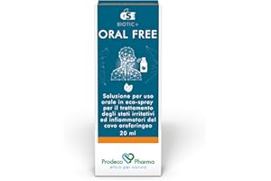 Prodeco Pharma GSE ORAL FREE SPRAY 20 ML - Soluzione Uso Orale Indicata nel Trattamento degli Stati Irritativi e Infiammatori della Cavità Orofaringea