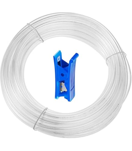 HUAZIZ Pneumatische PU-slang, 12 meter, pneumatische polyurethaanslang, flexibele persluchtslang buiten 10 mm, inwendig 6,5 mm, blauw