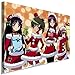 Produktbild Anime Hentai Mädchen 2 Weihnachten Leinwandbild LaraArt Studio Wanddeko Wandbild 40 x 30 cm