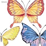 Decowall DW-1602 Aquarell Schmetterlinge Wandsticker Wandaufkleber Wandtattoo Kinderzimmer - 6