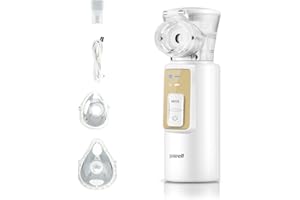 yuwell Portable Nebuliser Machine for Kids and Adults, Silent Mesh Nebuliser Ideal for Travel and Home Use（M105T）
