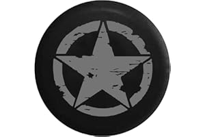 934 Oscar Mike Stella Tattica Militare Copertura della Gomma Premium Copriruota Vintage Ruota di Scorta Coperture della Universale per SUV Truck Camion Rimorchio 15Inch