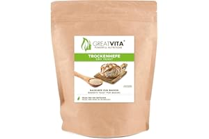 ‎MEA VITA GreatVita Trockenhefe Backhefe, Brothefe, 500g im Beutel