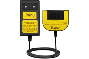 Joiry ładowarka do akumulatorów Black & Decker Ni-MH Ni-Cd, 1,2 V-18 V ładowarka multiwoltowa, pasuje do akumulatorów Black & Decker Slide Style 7,2 V, 9,6 V, 12 V, 14,4 V, 18 V (nie nadaje się do