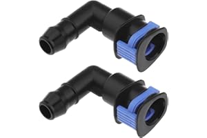SG Store Lot de 2 connecteurs coudés pour lave-phare de voiture 1J0955665E compatibles avec Beetle A6 A8 TT/TTS Fabia Octavia Roomster Superb Alhambra