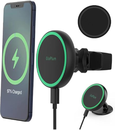 Caricatore Wireless Auto, 15W Ricarica Wireless Auto Rapida Auto