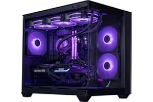 FlowUP PC Gamer Aqua - RTX 4070 Super 12 Go - Intel Core i5 14400F - DDR5 RAM 32GO RGB - SSD 1To - BOITIER Aquarium - Watercooling - Windows 11 Ordinateur de Bureau, PC Gaming