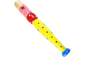 KEEPDRUM KEEDRUM - Flauto per bambini, in legno, colore giallo
