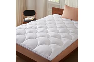 CASABEL Topper Matrimoniale 140x200 cm, Topper Materasso da 4 cm con Tessuto Traspirante a Nido d’Ape, Antiscivolo, con Angoli Elastici, per Letto 140x200