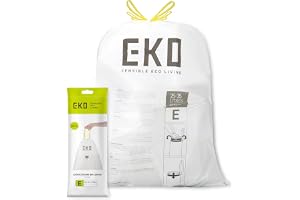 EKO Papperskorg, PE, vit, en storlek
