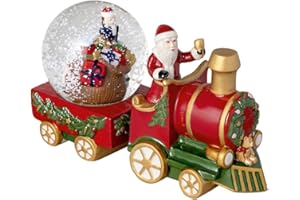 Villeroy & Boch – Christmas Toy's Schneekugel Zug Bunt, Weihnachtsdekorationen, Deko Weihnachten, Zug als Schneekugel, Schneekugelzug, Porzellan und Glas