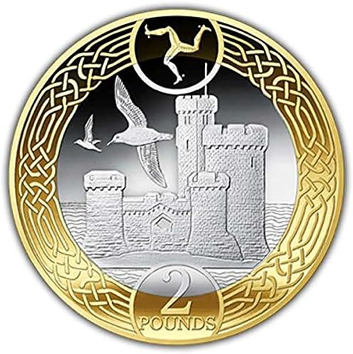 Isle of Man 2017 Tower of Refuge Uncirculated £2 Bi-Metal Coin