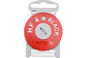 DLUSHE Filtros para Audífono HF4 - Protector de Cerumen - Bloquean la Cera y Protegen el Audífono – HF4 Black cerume filtro (Rojo)