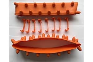 Black birdie ORANGE Hedgehog Golf Winter Trolley wheel covers studded tyres fits 9-10 inch