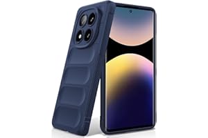 BonYonka Funda para Xiaomi Redmi Note 14 Pro 5G / Poco X7 5G, Funda de Silicona Resistente a Golpes y Arañazos, Forro de Microfibra Suave, Funda Integral con Protección para La Cámara, Azul