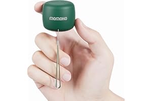MOMOHO Wasserdichter Bluetooth-Lautsprecher Kabelloser Mini Tragbarer Lautsprecher Kurz Design IPX7 Kleinster Lautsprecher TF-Karte Spielunterstützung für Outdoor, Dusche, Party, Wandern (Grün)