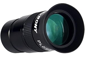 SVBONY Plossl Teleskop Okular 40 mm 3,2 cm, vollständig mehrfach grün beschichtetes Metall, 40 Grad Scheinfeld, 4 Elemente für Astronomie-Teleskop