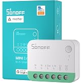 SONOFF Matter Smart WiFi Switch, DIY WiFi Relay, Works with Apple Home, Alexa, Google Home, Neutral Required