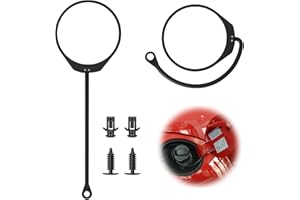 CYZBL 2 sztuki przewód do korka wlewu paliwa, czarny, trwała gumowa linia, korek wlewu paliwa, drut do pokrywy zbiornika paliwa, taśma mocująca do Volkswagena, Bora, Passat Touareg