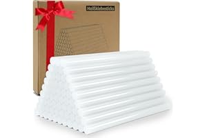 60 Heißklebesticks 7mmx130mm, für Feuerfest Heißklebepistole Klebepistole Heissklebepistole DIY Kleine Handwerk schnelle Reparaturen in Haus & Büro - MAXDONE 60 Klebesticks für 7mm Klebepistolen
