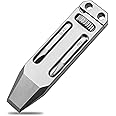 Autuveen Titanium Multitool Pry Bar,Portable EDC Multitool Tool,Mini Pocket Screwdriver with 3 Bits