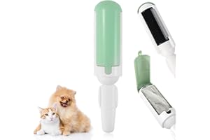 Redamancy Brosse Anti Poils Animaux Chat Chien, Magique Rouleau Poils Animaux, Brosse Ramasse Enlève Poils Réutilisable pour Poils d'animaux, Aussi pour Nettoyer La Laine des Lits Et des Pulls