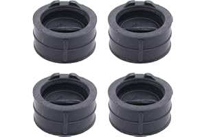 Doo Engy Motorrad Gummi Vergaser Ansaugstutzen Satz Ansaugkrümmer Verbindung Vergasergummi schwarz für Yamaha XJ 600 Diversion N XJ600N XJ600