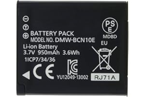 Amsahr Digital Replacement Camera and Camcorder Battery for Panasonic DMW-BCN10E