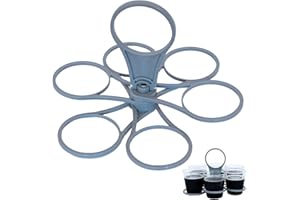 MXYZQDE Getränketräger, becherhalter, Becherträger Rotating Design Easy Storage Starke Haltbarkeit Designer Mode Einfache Bedienung Geeignet für Versammlungen Camping oder Relaxing zu Hause