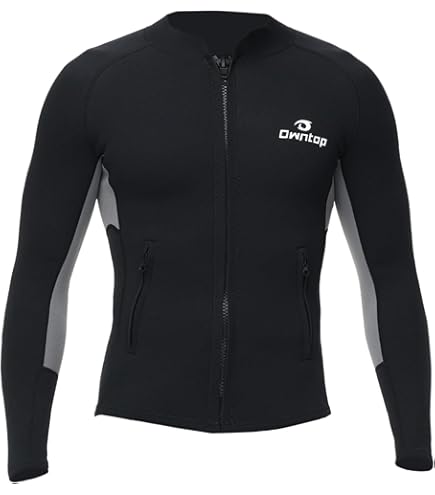 Heren 1 5mm Neopreen Wetsuit met Hood Front Rits en Ademende Stof voor Heren 1 5mm Neopreen Wetsuit met Hood Front Rits en Ademende Stof voor