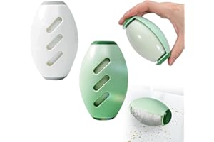 BAILTOUK 2 Pièces Rouleau Anti-Peluches Réutilisable, Rouleau Adhésif Lavable, Rouleau à Peluches pour Poils d'animaux Enlever Peluche Vetement Anti Peluche pour Vêtements, Lit, Tapis (Blanc et Vert)