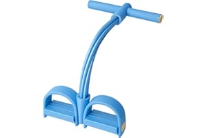 GETJOY Foot Pedal Resistance Band, Core Strength Training Equipment for Home Gym, Portable Sit Up Assistant, Ideal for Abdominal and Leg Workouts