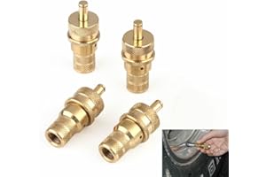 Noryb 4pc Tyre Deflators Set Kit Automatic Tire Valve 6-30PSI Adjustable Pressure 4x4