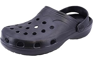 JOMIX Zoccoli Sabot Donna in Gomma Eva Leggeri Antiscivolo Cinturino Ribaltabile Plantare Ammortizzato Traspiranti Forati Facili da Pulire per Casa Giardino Spiaggia Piscina e Lavoro