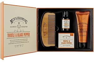 Scottish Fine Soaps Thistle & Black Pepper Gesichts- & Bartpflegeset