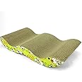 S-Lifeeling Ultimate Cat Scratch Board Lounge Pet Corrugated Cardboard with Catnip