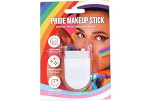 LOVETRENDS Genderfluid Flag Facepaint Stick - Pack of 1 - Pink, White, Purple, Black & Blue Coloured Make Up Stick - LGBTQ+ Pride Face Paint Makeup Pride Month Pride Events