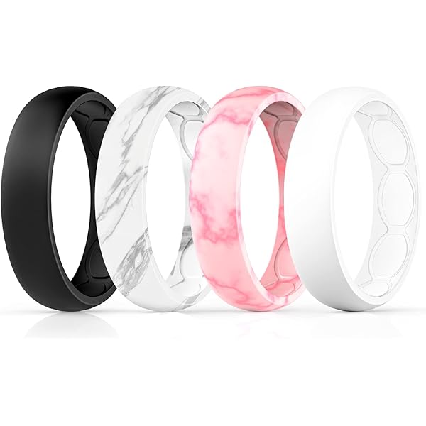 Anelli A Fascia Da Donna ThunderFit, Sottili E Impilabili, In - Foto 3