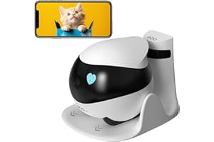 ENABOT EBO Enabot Móvil Cámara de Vigilancia WiFi Interior inalámbrica,1080P FHD Cámaras de Vigilancia,Visión Nocturna,Audio Bidireccional,Detección de Movimiento,Control Remoto,óptima para Bebé/Mascota/Anciano