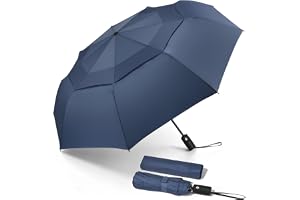 ZOMAKE Paraply vindtätt starka kompakta paraplyer – automatiskt, hopfällbart vindbeständigt reseparaply – mini, liten, ficka