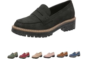 YUCHIFA Orthoture Mocasines ortopédicos con Plataforma, Mocasines cómodos para Mujer, Zapatos para Caminar con Punta Redonda para Mujer, Mocasines con Suela de Gamuza para Mujer