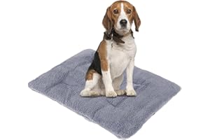 Hisprout Self Heating Pet Mat, Electric-Free Heating Mat Dog Cat Reusable Blanket,Heated Dog Blanket Machine Washable Soft Puppy Rabbit Mat(M)