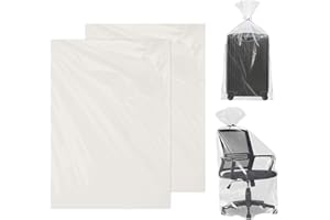 lisetar Large Plastic Bags, 2Pack Suitcase Storage Bags 100 * 150cm Heavy Duty Plastic Storage Bags Clear Waterproof Big Bags for Moving Storing(40 * 60 Inches) (2 Pack)